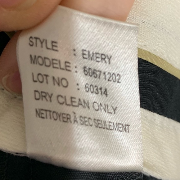 THEORY Emery Wool Trouser Pants - Picture 7 of 8